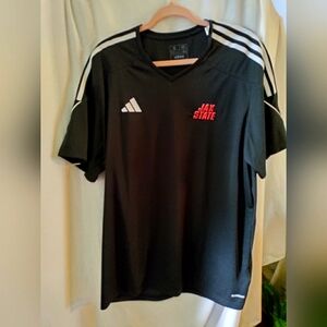 Adidas Jax State Collegiate Black Performance Jersey Signature Stripes XL. NWOT